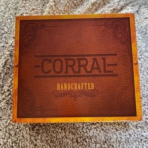 Corral LD rose embroidery pink ankle boots